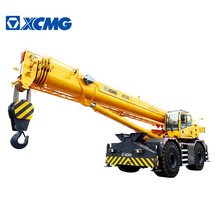 XCMG Official 60 Ton New Rough Terrain Crane RT60A China Tractor Hydraulic Crane for Sale